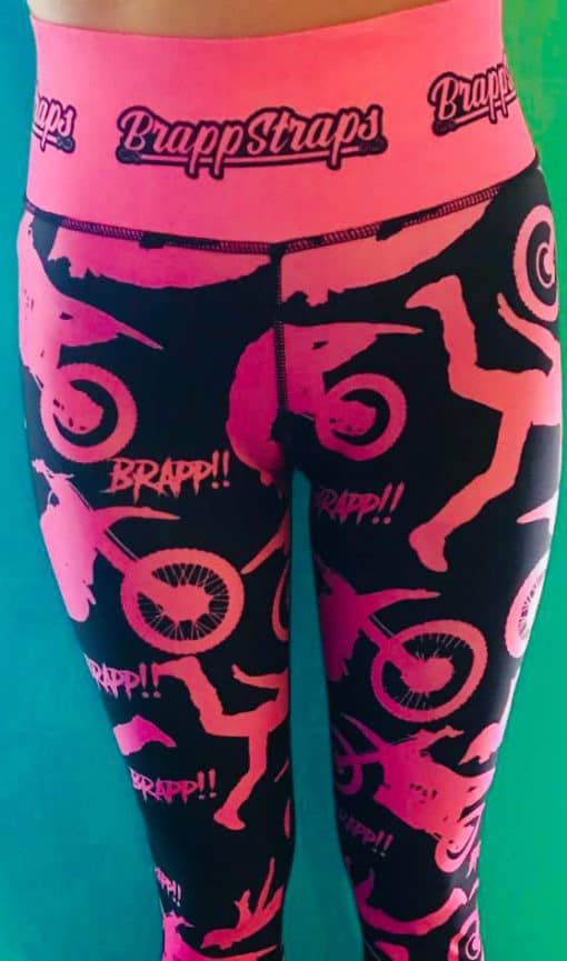 BrappStraps Mrs. Brapp Women's Pink Leggings