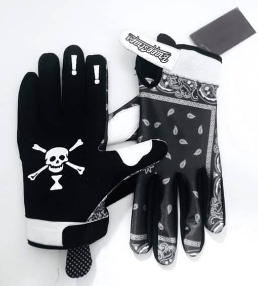 Black Bandana MX Gloves