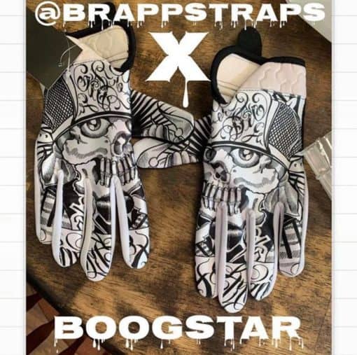 Boog Star Collaboration MX Gloves by Brapp Straps