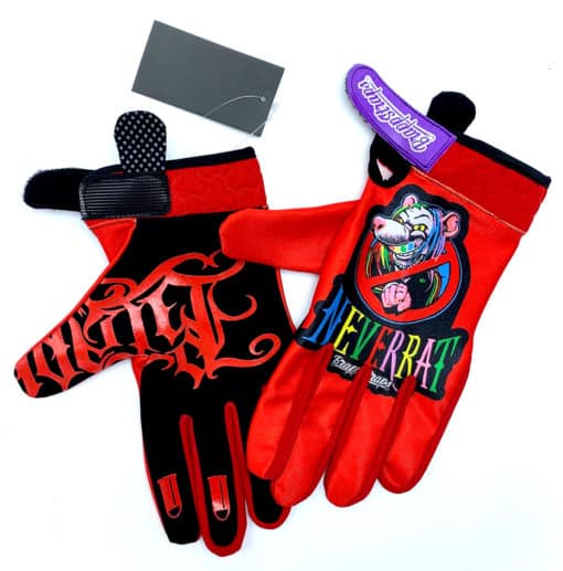 Limited Never Rat MX Gloves by Brapp Straps