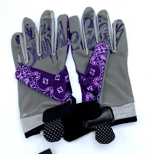 Purple Bandana MX Glove by BrappStraps