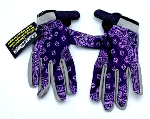 Purple Bandana MX Glove by BrappStraps