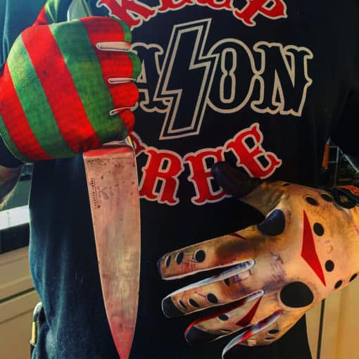 Halloween Freddy vs Jason MX Glove by Brapp Straps