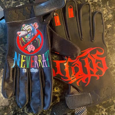 Never Rat (Black) MX Gloves MX Gloves by Brapp Straps