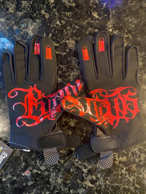 Never Rat (Black) MX Gloves MX Gloves by Brapp Straps