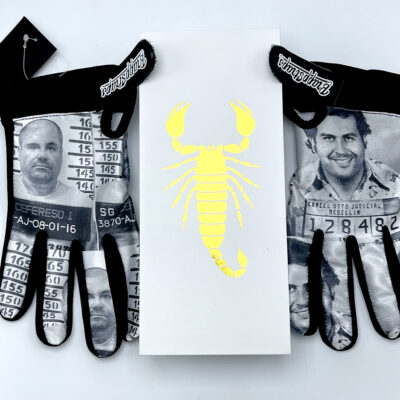 Limited Edition Chapo vs Escobar MX Gloves by Brapp Straps
